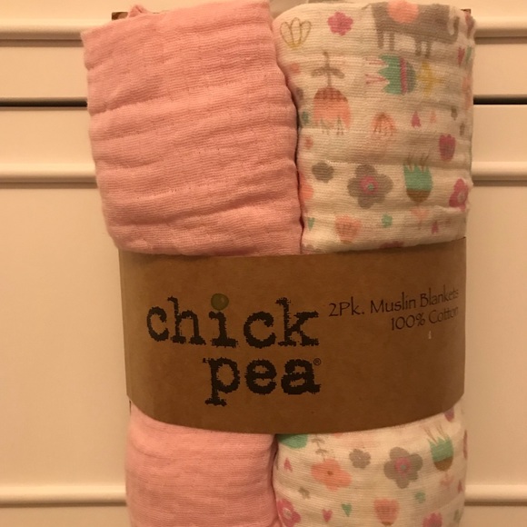 2 Pack Muslin Blankets - Picture 1 of 2